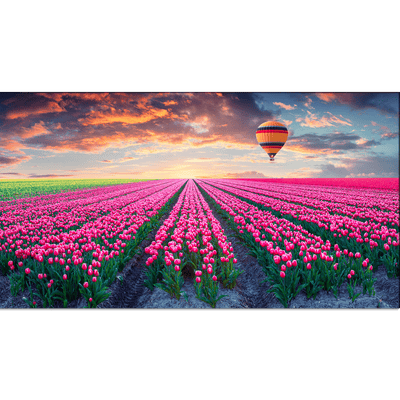 DECORGLANCE Home & Garden > Decor > Artwork > Posters, Prints, & Visual Artwork Pink Roses Canvas Wall Painting