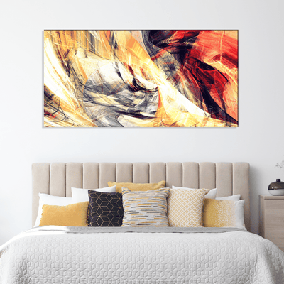 DECORGLANCE Home & Garden > Decor > Artwork > Posters, Prints, & Visual Artwork Smoke Effect Abstract Canvas Wall Painting
