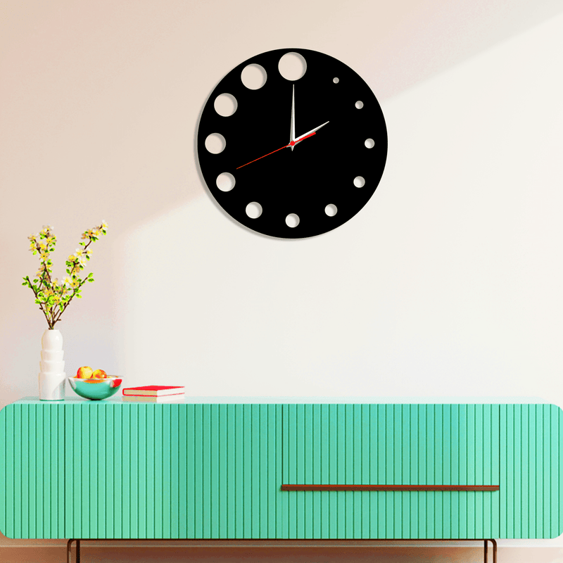 decorglance Home & Garden > Decor > Clocks > Wall Clocks Stylish Design Wood Analog Wall Clock
