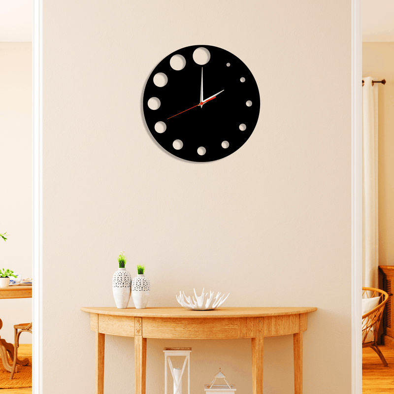 decorglance Home & Garden > Decor > Clocks > Wall Clocks Stylish Design Wood Analog Wall Clock