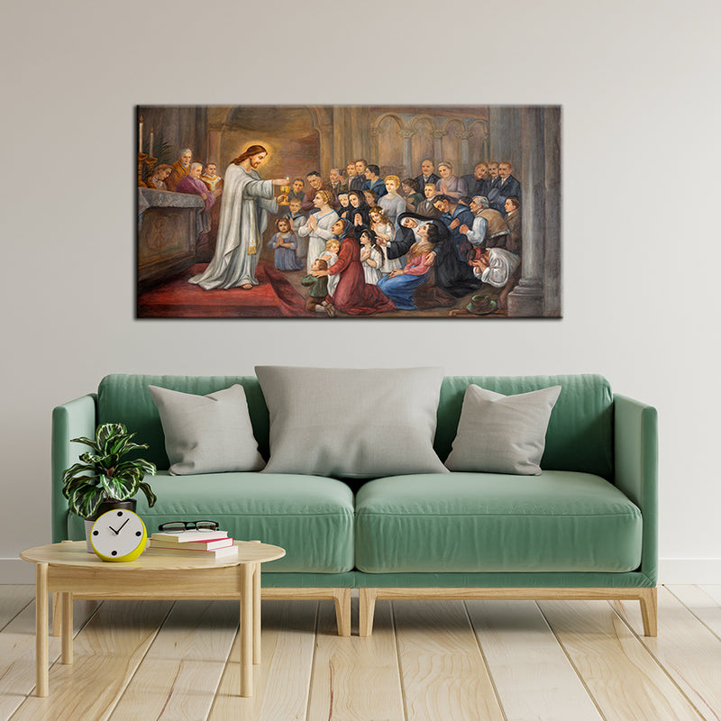 Jesus Christ Blessing Canvas Wall Painting