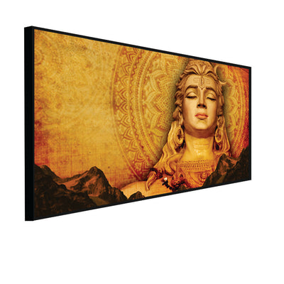 Lord Shiva Canvas Floating Wall Painting