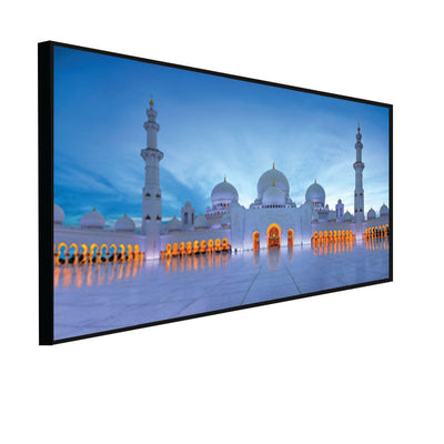 Grand Mosque Center Canvas Floating Frame Wall Painting