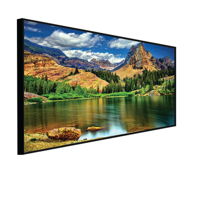 Mountain Scenery Canvas Floating Frame Wall Painting