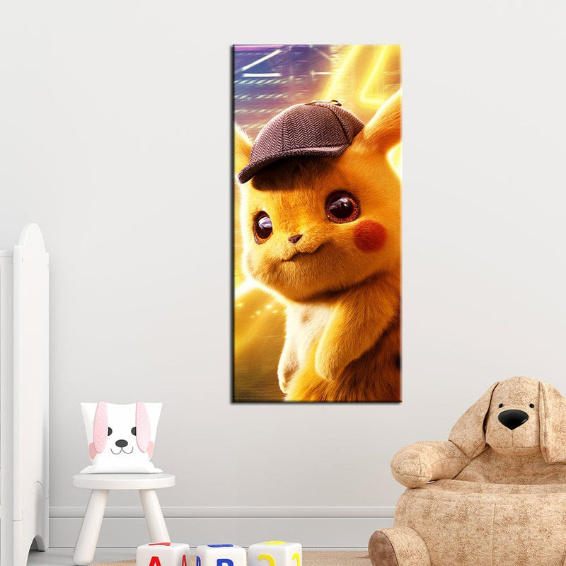 DecorGlance Pikachu Canvas Wall Painting