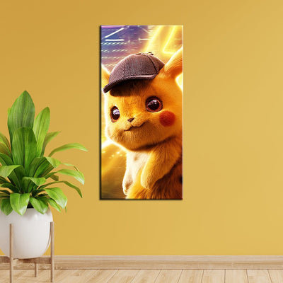 DecorGlance Pikachu Canvas Wall Painting