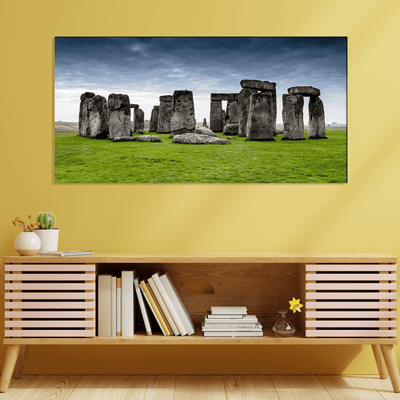 DECORGLANCE Posters, Prints, & Visual Artwork Stonehenge in Wiltshire Canvas Wall Painting