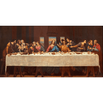 DECORGLANCE Posters, Prints, & Visual Artwork Supper Of Jesus Canvas Wall Painting