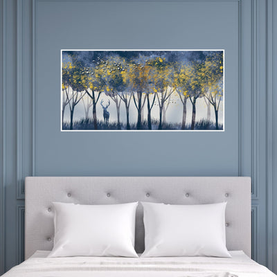 DecorGlance Posters, Prints, & Visual Artwork Tree Forest Canvas Floating Wall Painting