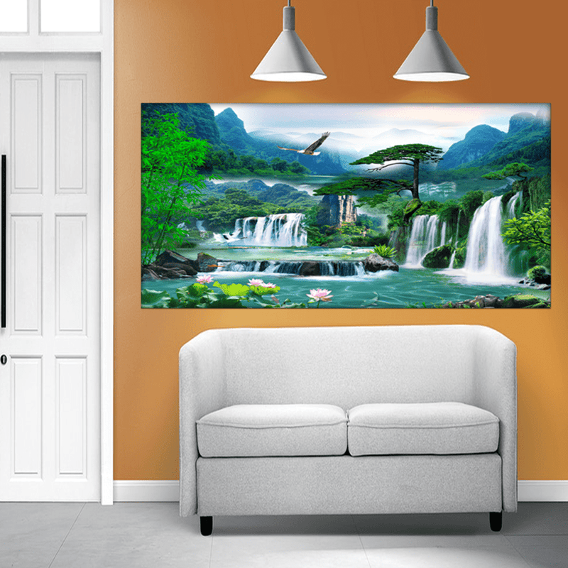 decorglance Posters, Prints, & Visual Artwork Waterfall Canvas Wall Painting