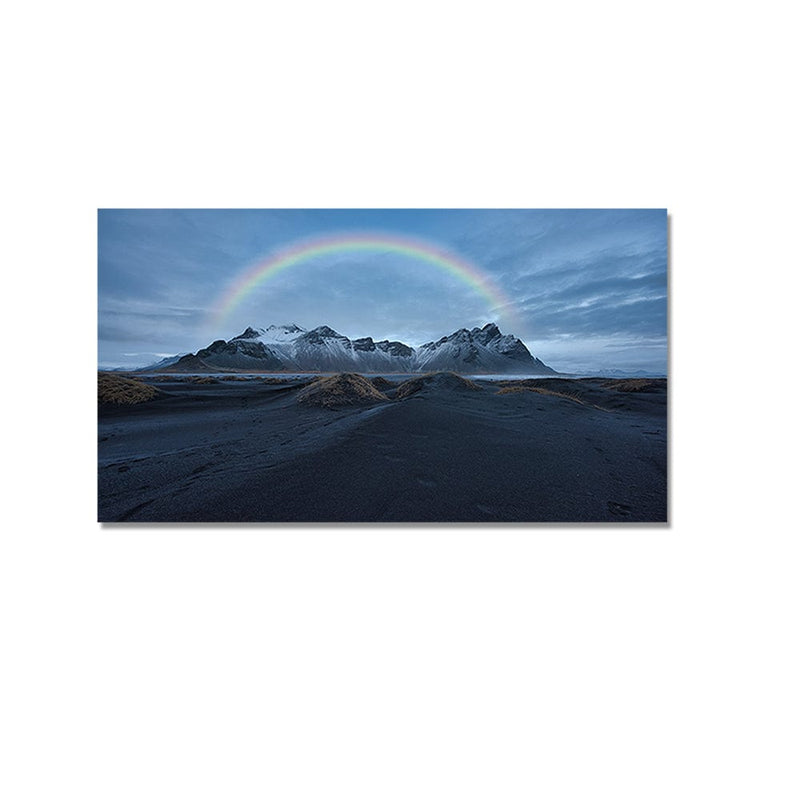DecorGlance Rainbow Mountain Canvas Wall painting