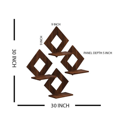 DecorGlance Square Wall Hanging Planter stand