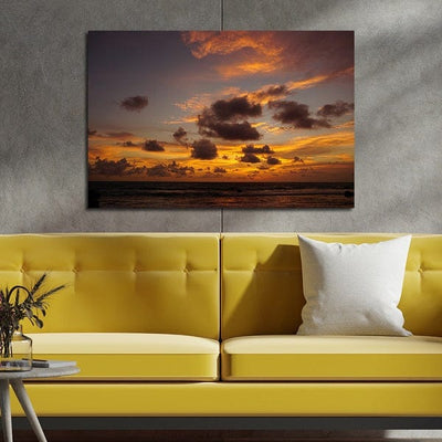 DecorGlance Sunset View Print On Painting