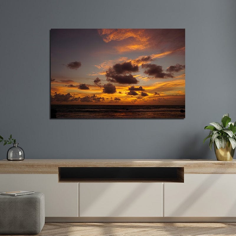 DecorGlance Sunset View Print On Painting