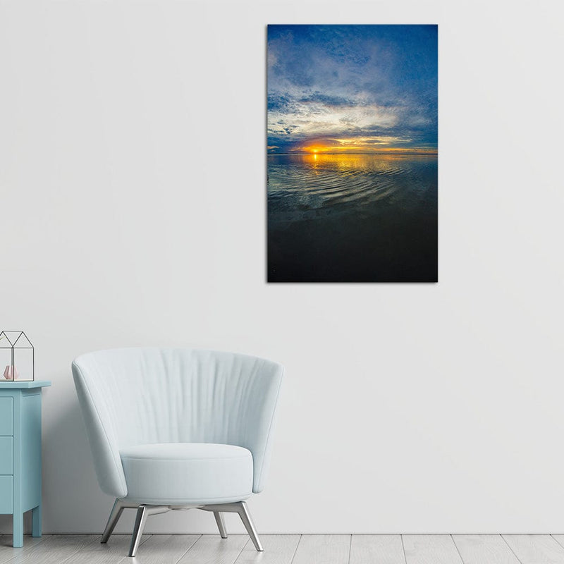 DecorGlance The Magic of a Sunset Canvas Wall Painting