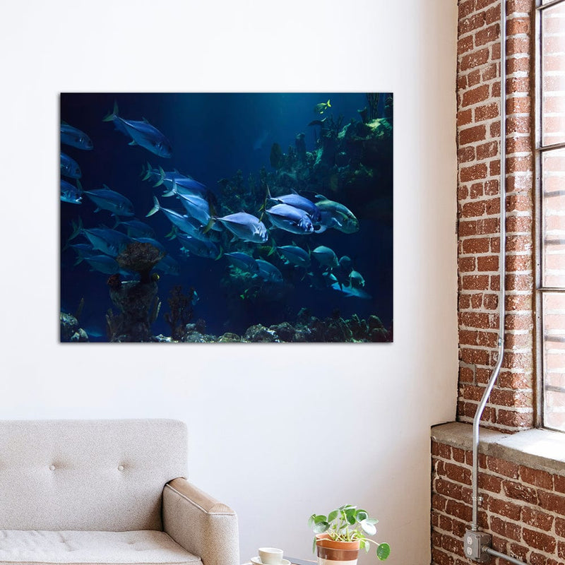 DecorGlance Under Water View Canvas Wall Painting