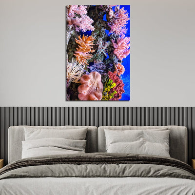 DecorGlance Under Water View Print On Canvas Wall Painting