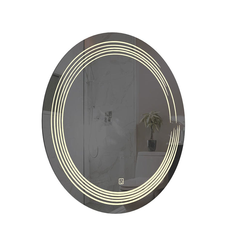 DecorGlance (22 x 22) inches Unique LED Bathroom Mirror