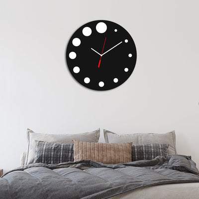 decorglance Wall Clocks Premium Round Design Wood Analog Wall Clock
