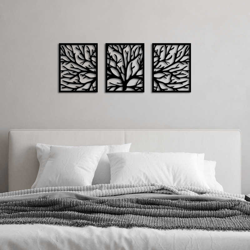 DECORGLANCE wall hanging Tree Wooden Wall Hanging