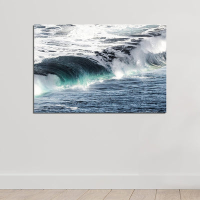 DecorGlance Waves Print On Canvas Wall Painting