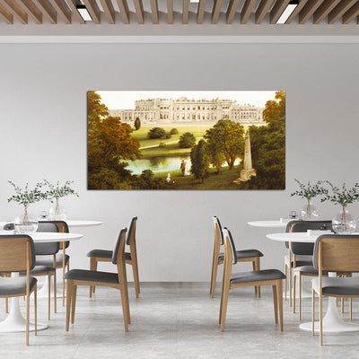 DecorGlance White House View Canvas Wall Painting