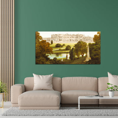 DecorGlance White House View Canvas Wall Painting