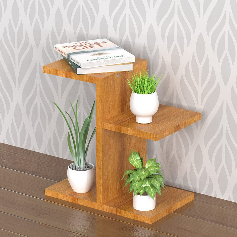 DecorGlance wood  finish  planter shelves