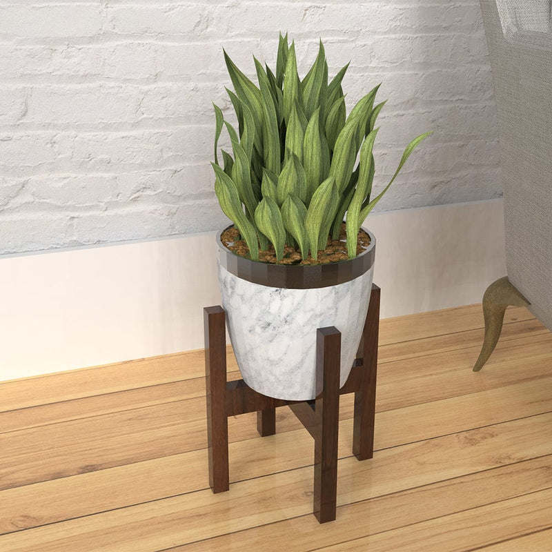 DecorGlance wooden planter stand.
