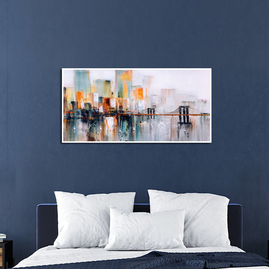 Abstract Canvas Floating Frame Wall Painting