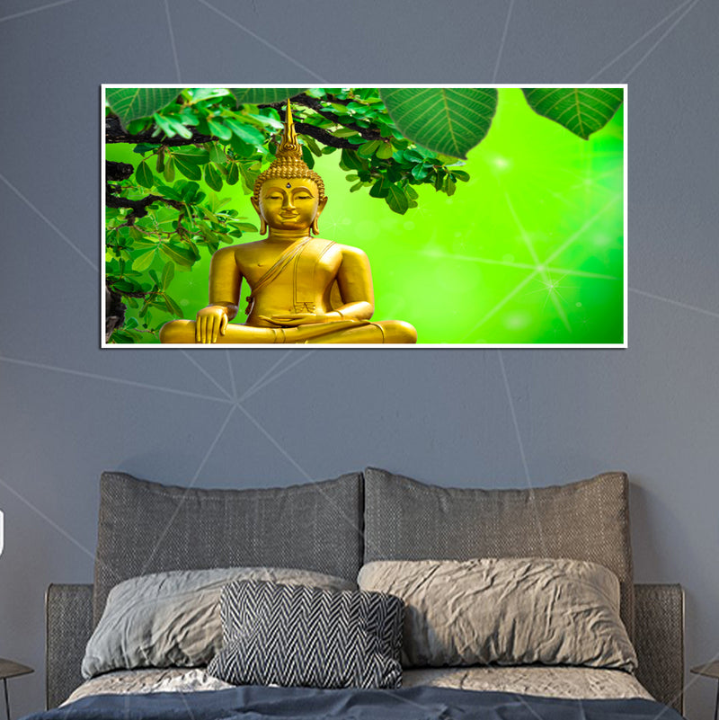 Beautiful Buddha Canvas Floating Wall Painting